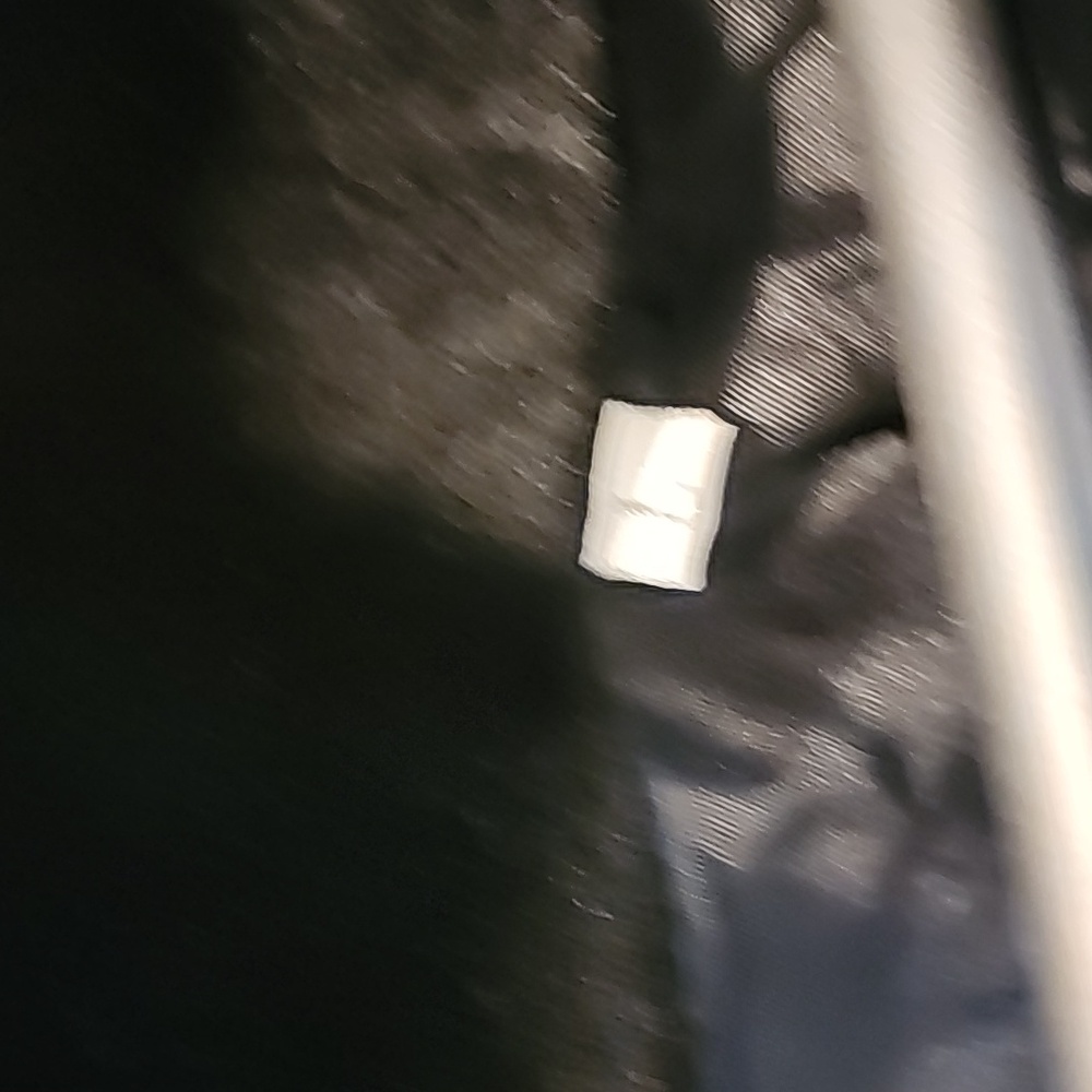 Silver Sequence Mens One Button Jacket Large Coof… - image 3